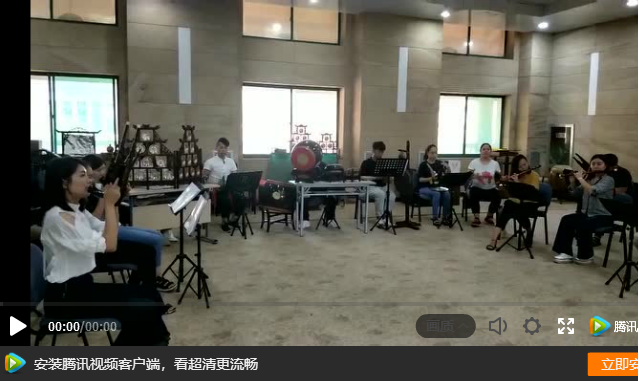 学员合奏《尺调八拍双云锣坐乐》