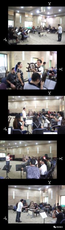 程天健老师带领全体鼓乐班学员练习曲目