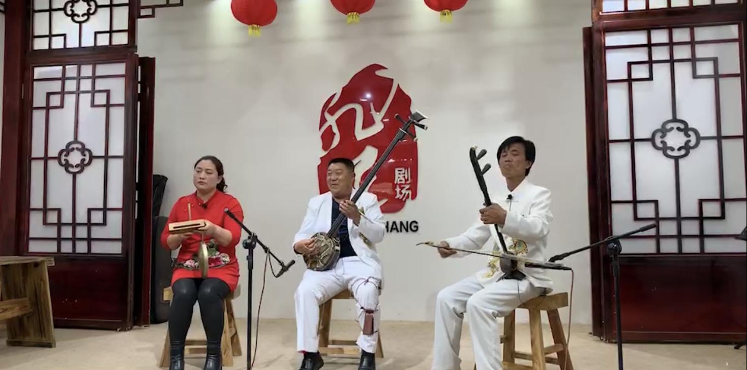 陕北说书演出现场