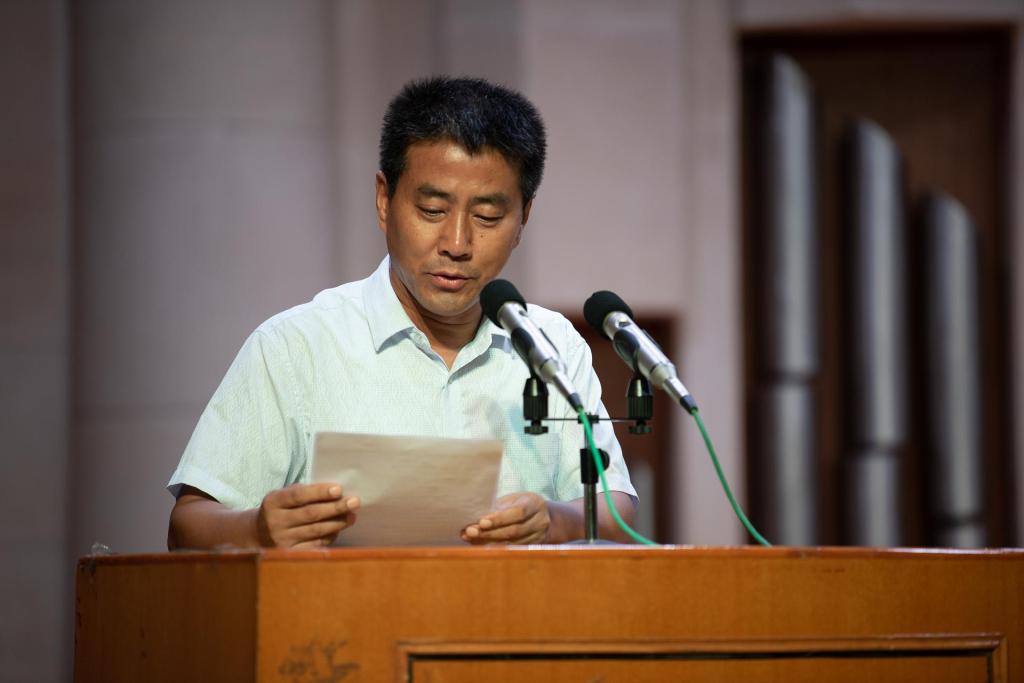 李宝杰副经理主持开班仪式