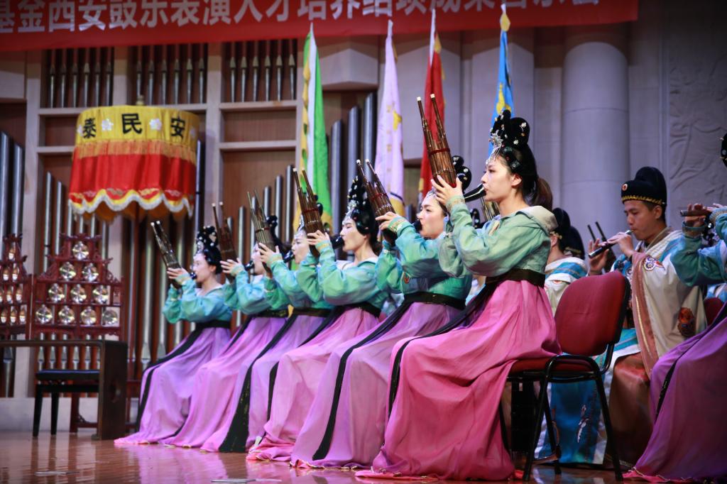 图六 西安鼓乐笙管声部