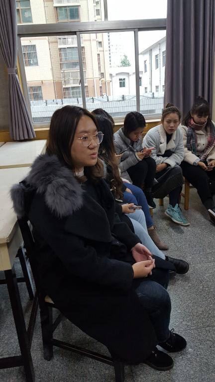 同学们与徐恺婧交流心得