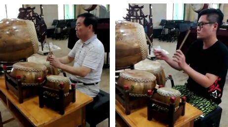 程天健教授示范演奏 学员朱启宁试奏