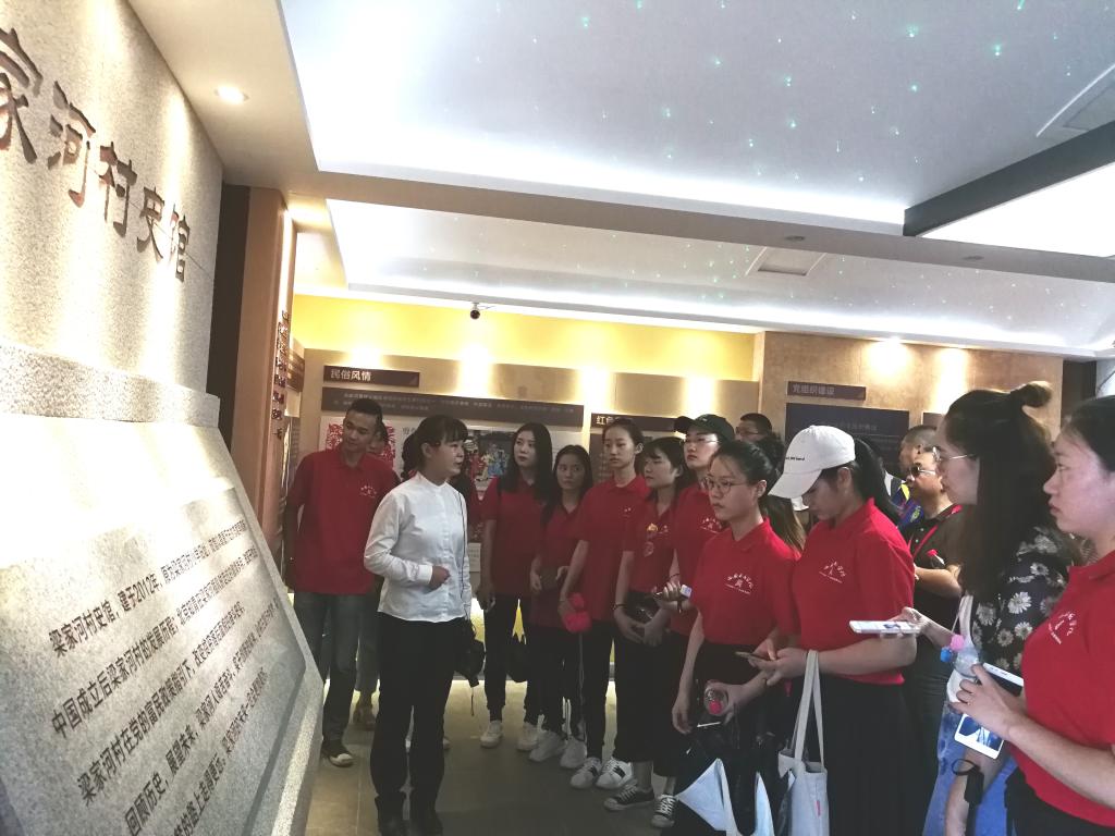 参观梁家河村史馆